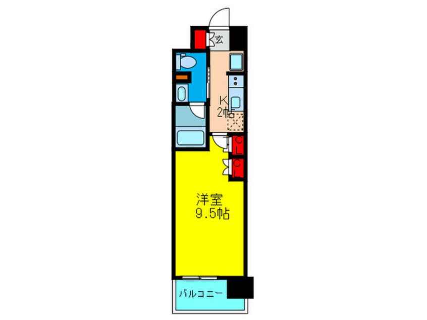 間取図 コンフォリア阿波座