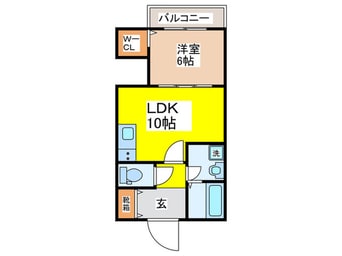 間取図 プロスパーコート住吉大社Ⅱ