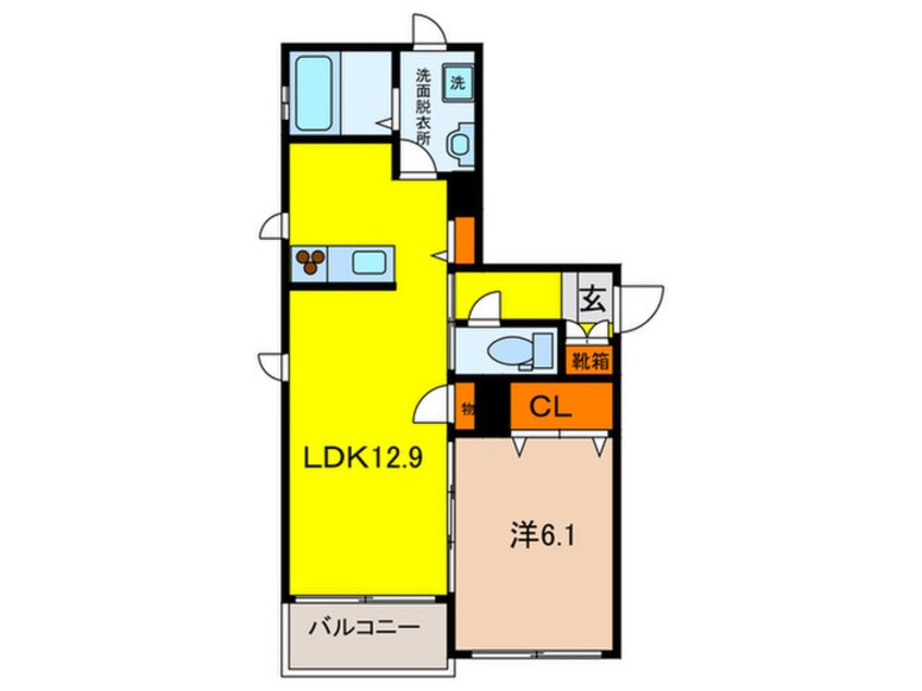 間取図 シャ－メゾンフィランジュ