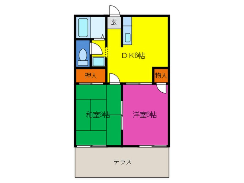 間取図 リバーサイド井ノ口