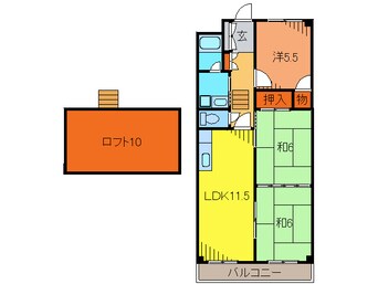 間取図 赤崎ビル