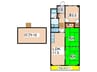 赤崎ビル 3LDKの間取り