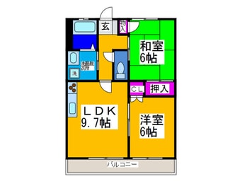 間取図 カ－サエテルノ