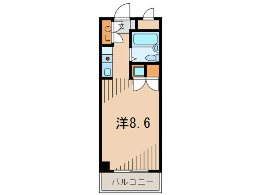 間取図 プレジ－ル有瀬