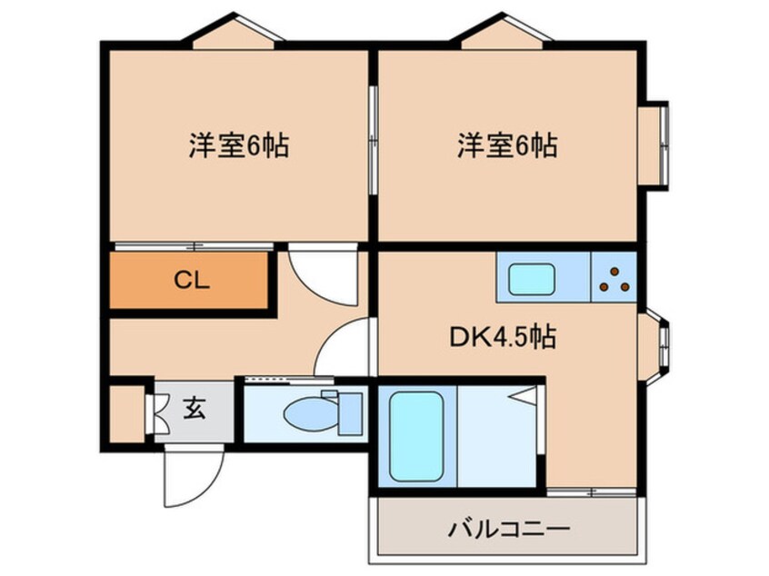 間取図 ル・シャンテ