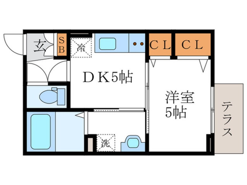 間取図 メリア桂東