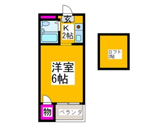 間取図 ハイツ加賀屋