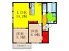 ＦＬＡＩＲ桑田 2LDKの間取り