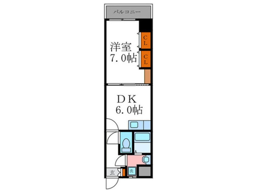 間取図 ウエストリュエル