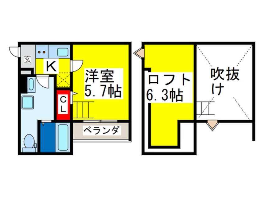 間取図 中之町一刻邸