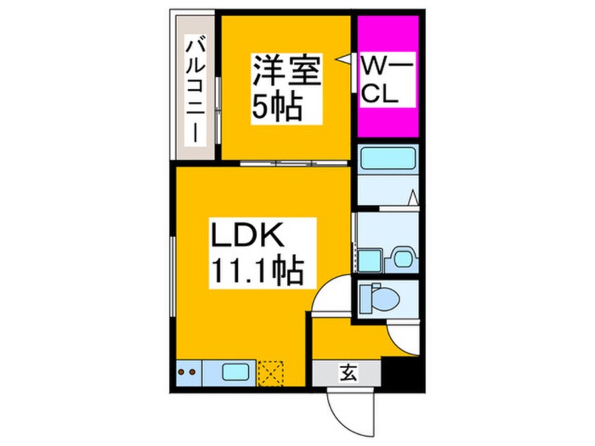 間取図 フジパレス百舌鳥駅南Ⅴ番館