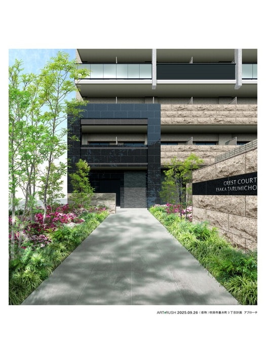 完成予想図 クレストコート江坂垂水町