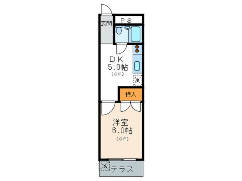 間取図 第二村西マンション北棟