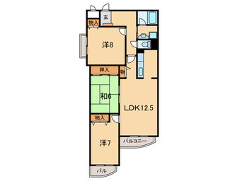 間取図 五色山ア－バンリズ