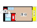 第三村西マンションの間取図