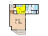 アトラエルミクニ 1Rの間取り