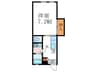 Ｃａｓａ壬生町屋 1Kの間取り