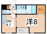 アッシュメゾン加美正覚寺 1DKの間取り