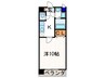 アウロ－ラ 1Kの間取り