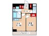 ダイアパレス清水谷(203) 1DKの間取り