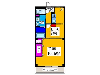 間取図 プランド－ルミノル