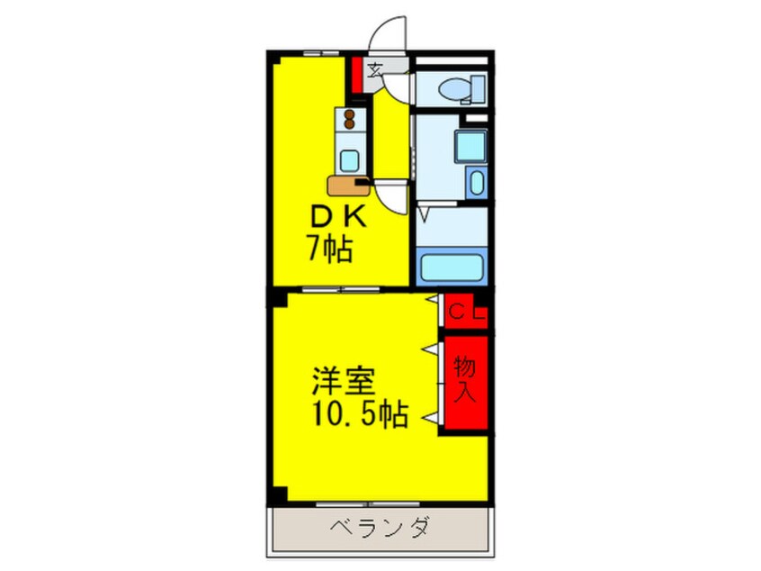 間取図 プランド－ルミノル