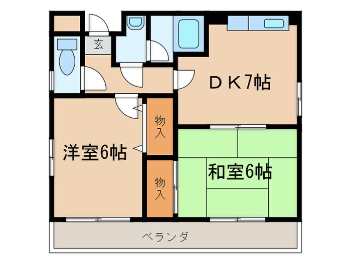 間取り図 グランディア夙川Ⅱ