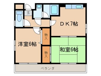間取図 グランディア夙川Ⅱ