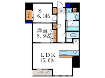 間取図 レ･ジェイド京都四条大宮（902）