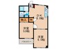 堂山ハイツ 2DKの間取り