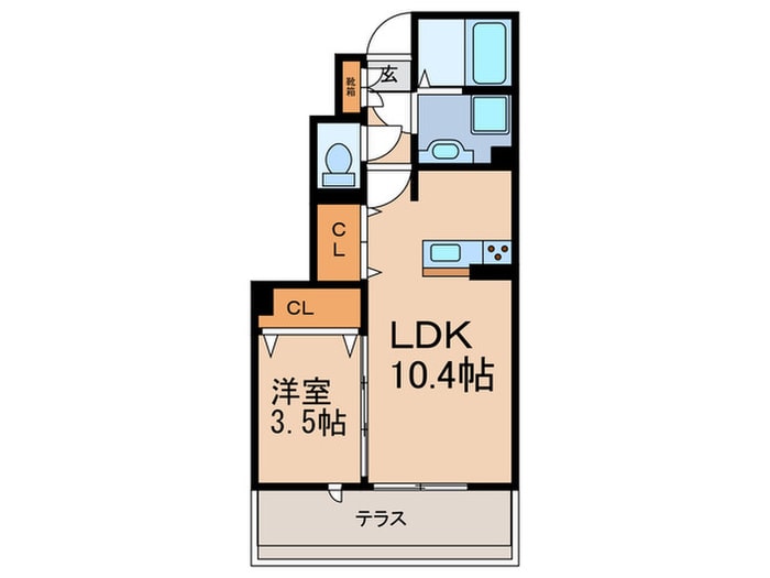 間取り図 マ・メゾン岩屋