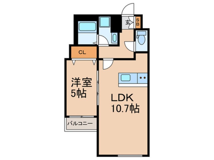 間取図 ラフィーネ放出
