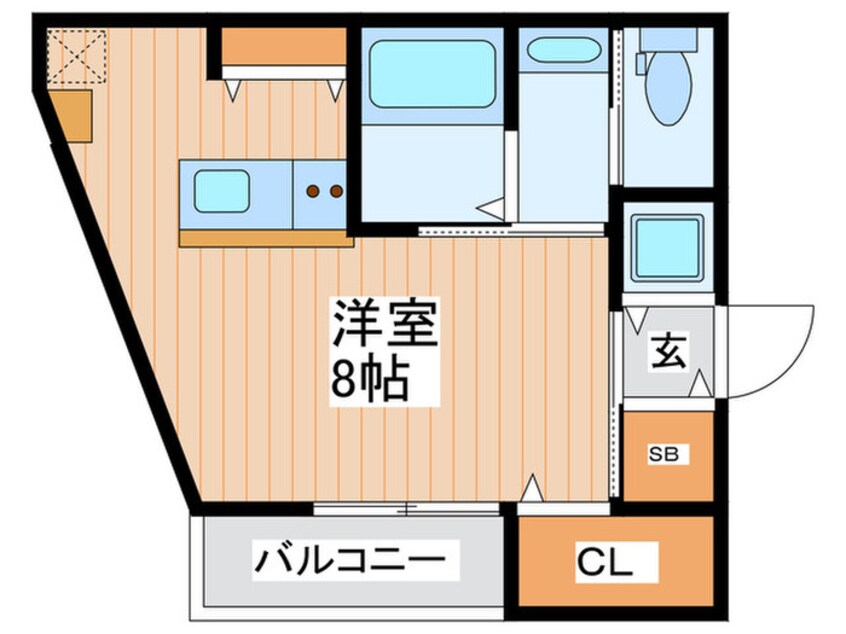 間取図 エンジェルズコート西三荘