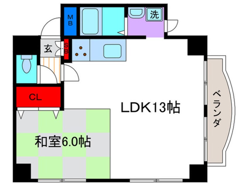 間取図 サンライブⅡ