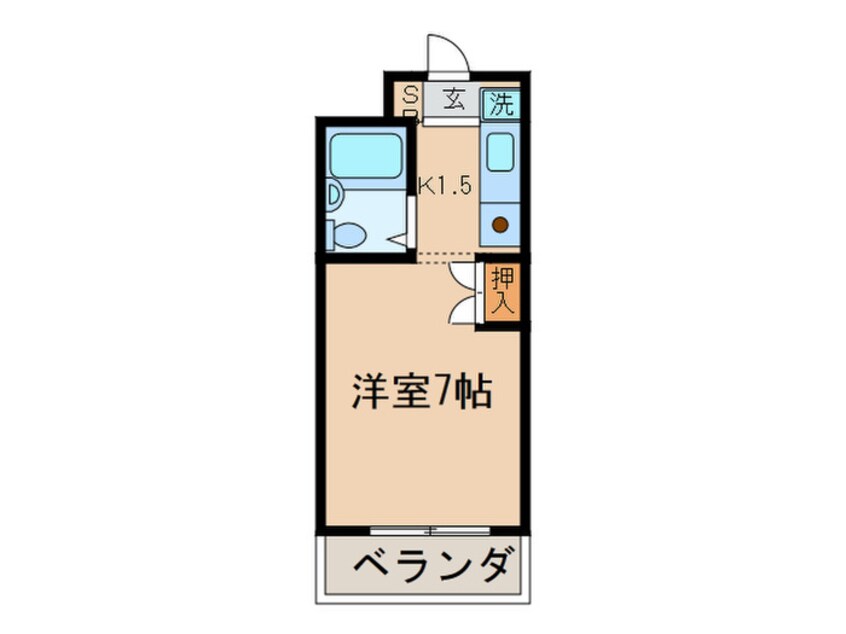 間取図 ジョイフル高槻大畑