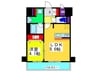 Noble Maison 1LDKの間取り