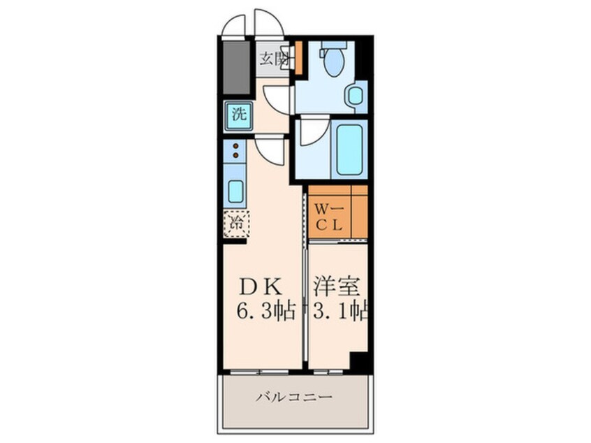 間取図 ヴェール尼崎城