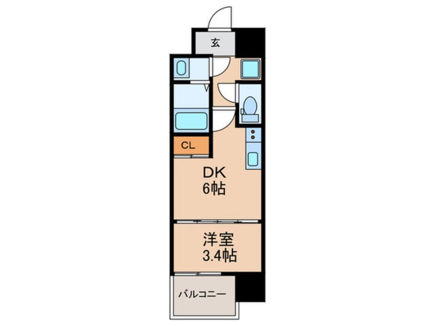 間取図 ブランシエスタ森ノ宮