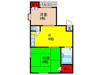 間取図 エムハイツ藤田