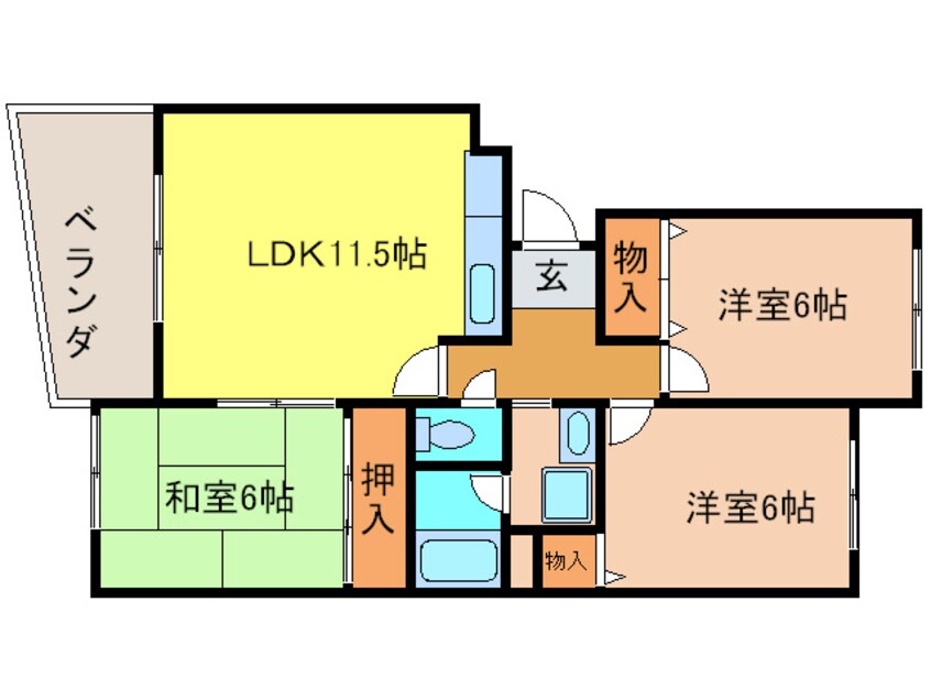 間取図 鼓ヶ滝ヴィレッジ