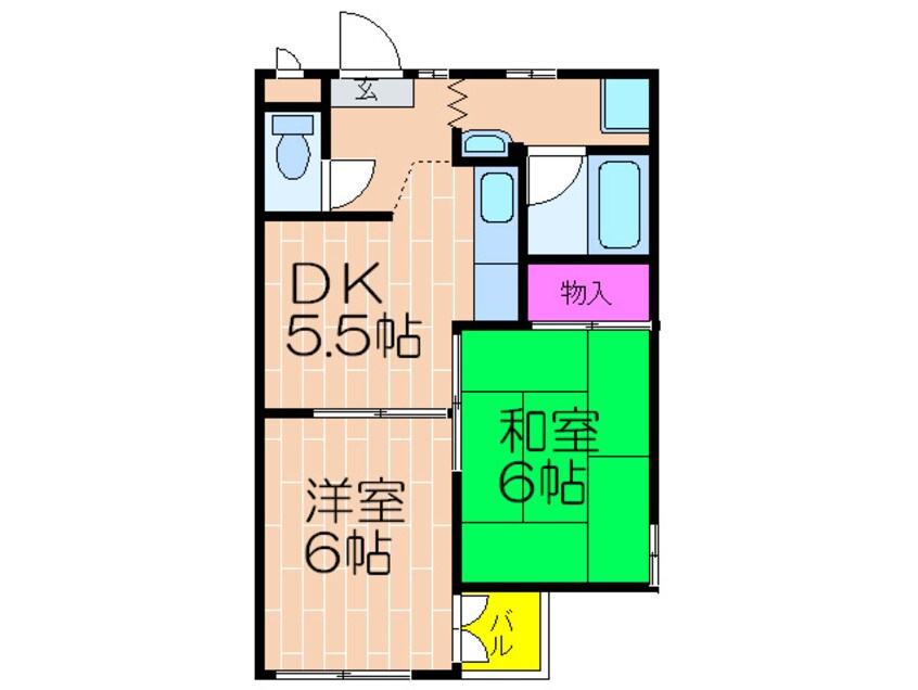 間取図 アクシスコ－ト住之江