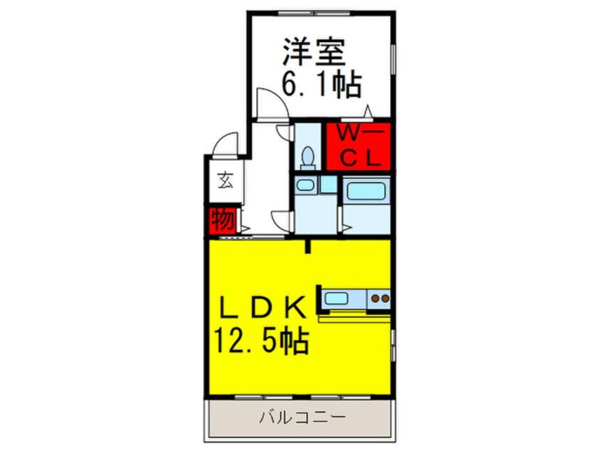間取図 エスタシオン阪本
