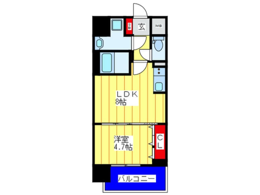 間取図 セイワパレス天王寺真田山