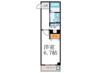間取図 GRAND FIRST 鞍馬口