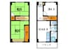 鶴甲コ－ポ　27号棟 3DKの間取り
