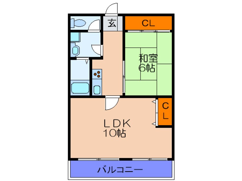 間取図 クレイドル梅田