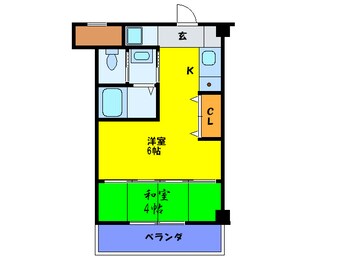 間取図 クレイドル梅田