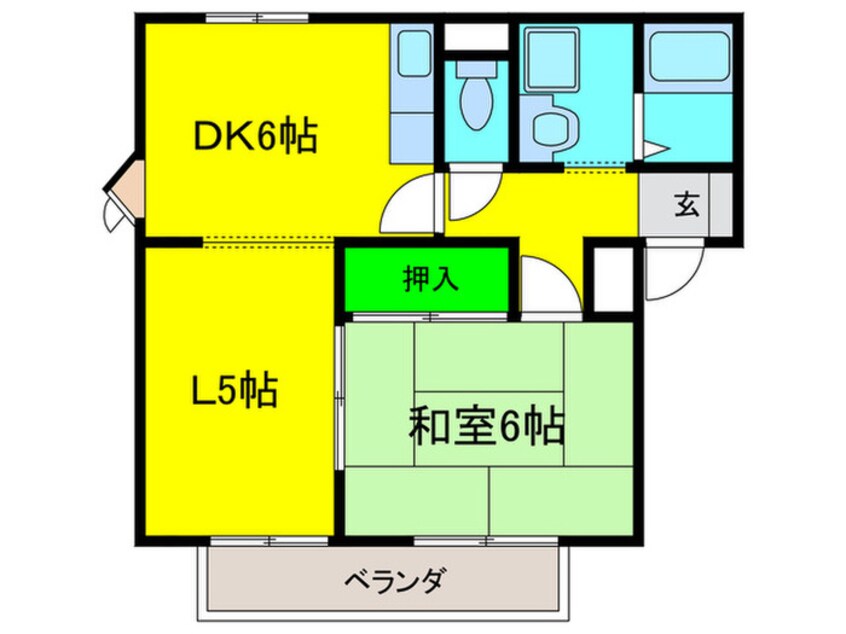 間取図 コスモハイツ