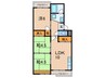 グリ－ンハイツ桃山 3LDKの間取り