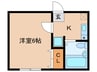 プレアール平野本町 1Kの間取り